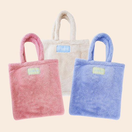 Birtive Fluffy Bag กระเป๋าสะพายข้าง ขนนุ่ม พับเก็บได้